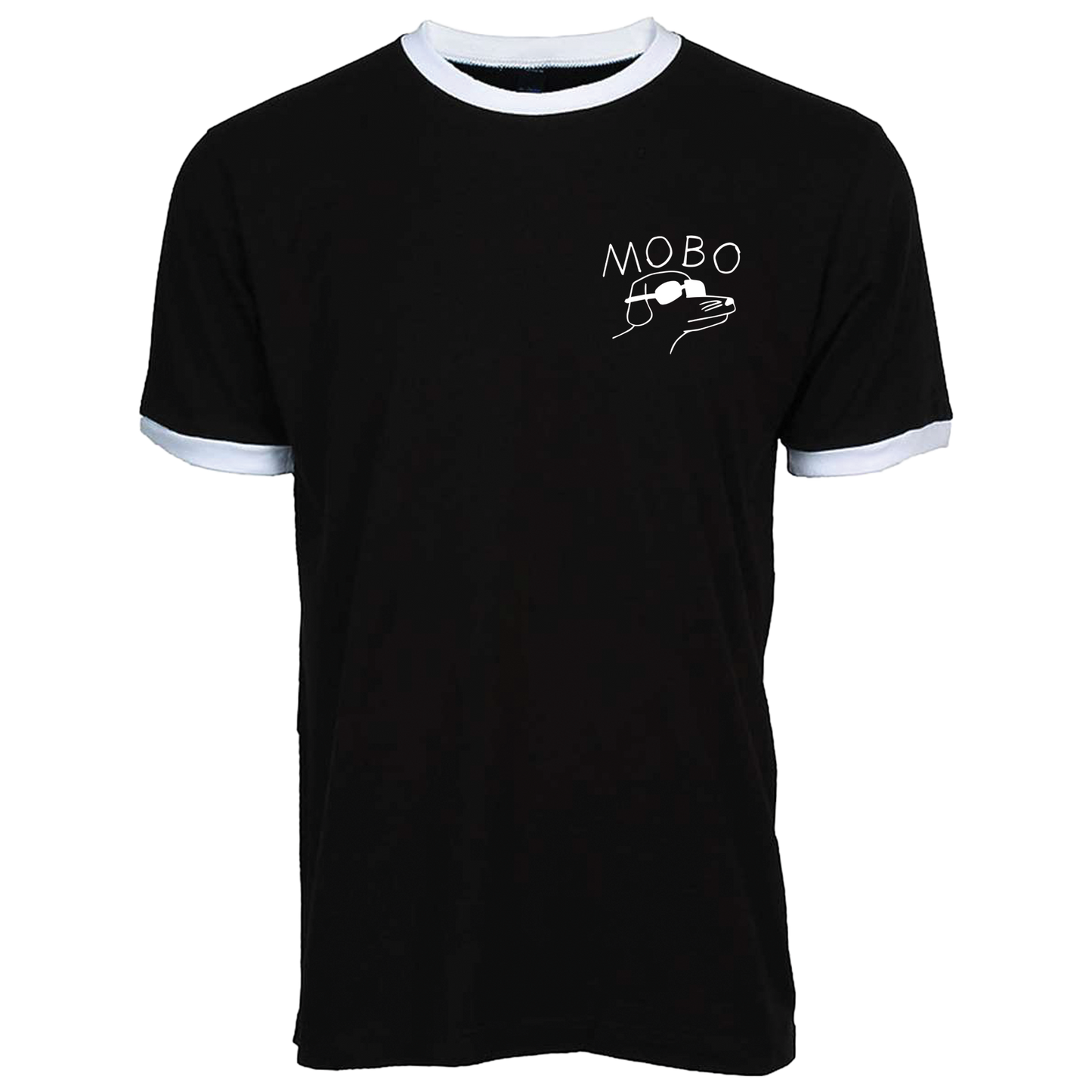 Embroidered Dog Ringer T-Shirt