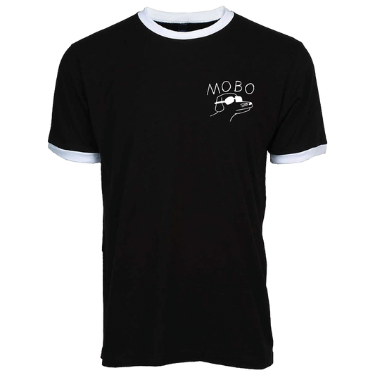 Embroidered Dog Ringer T-Shirt